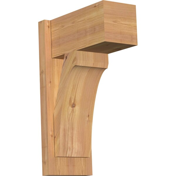 Ekena Millwork Legacy Block Smooth Outlooker, Western Red Cedar, 7 1/2"W x 14"D x 22"H OUT08X14X22LEC05SWR - main